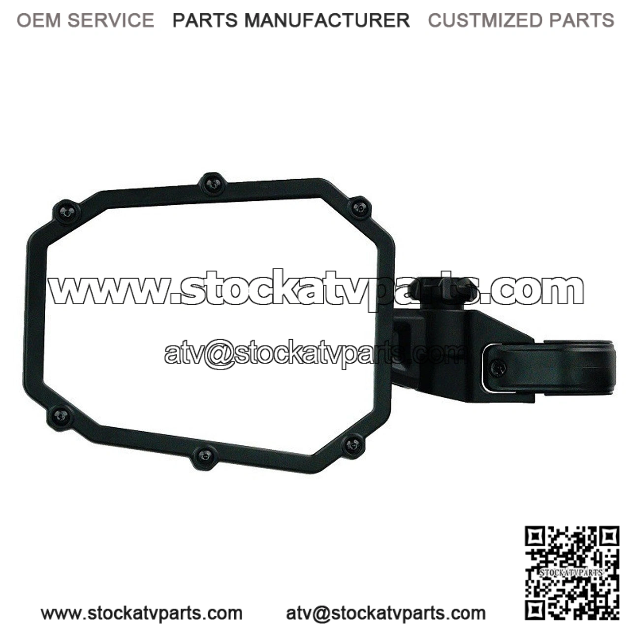UTV Side Mirror with Dual Axis Breakaway for Polaris Ranger 400