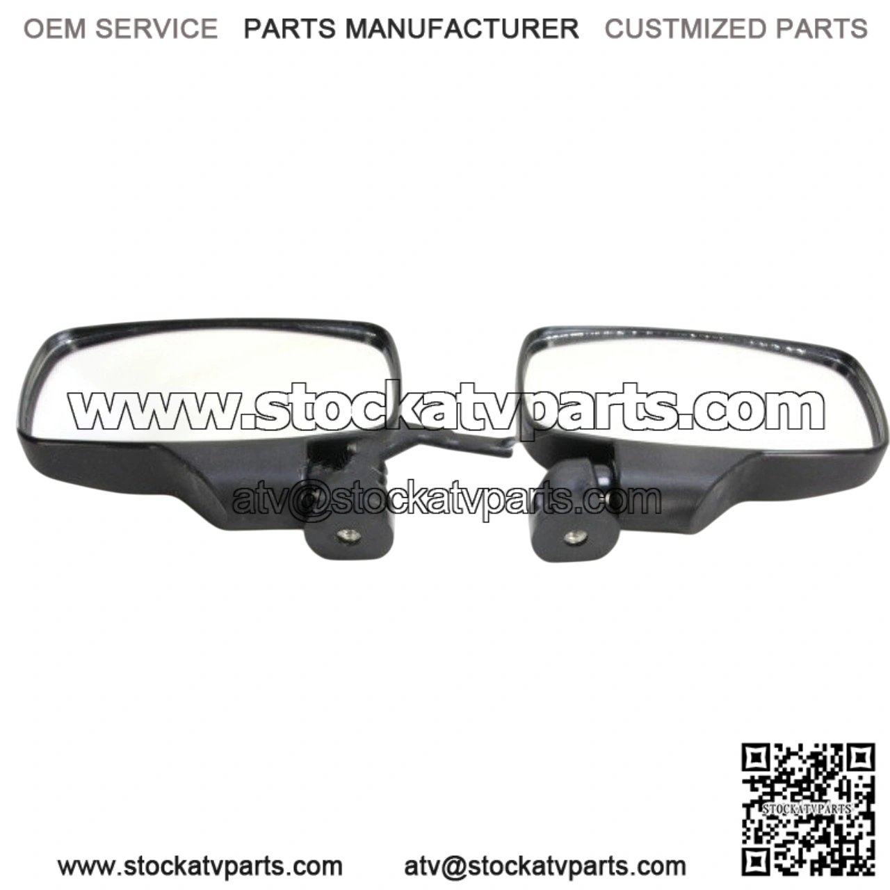 2" Sideview Mirrors Designed for Honda Pioneer/Talon