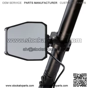 Side Mirrors with Integrated LED Spot Lights for Polaris RZR