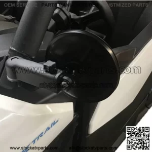 Mirror Set with 5-1/2" Round Mirrors for Can-Am Maverick Trail