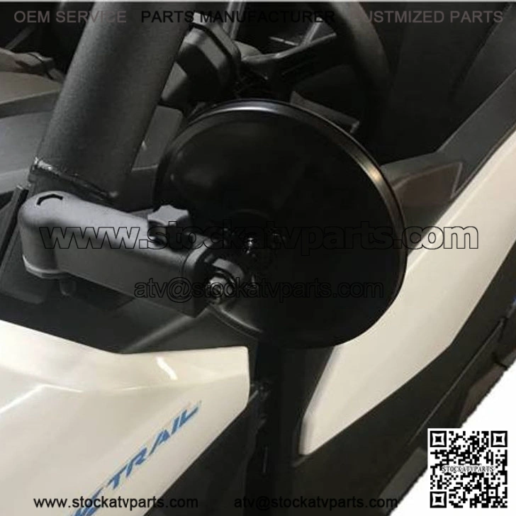 Mirror Set with 5-1/2" Round Mirrors for Can-Am Maverick Trail