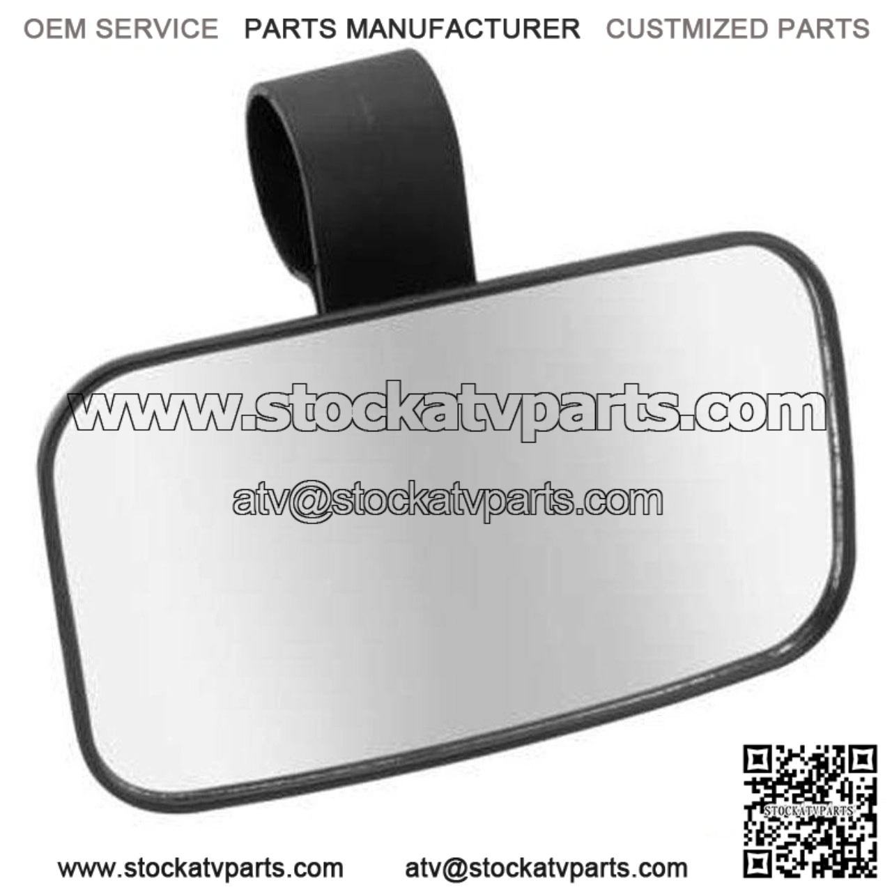 1.75" Rear/Side View Mirror for Honda Pioneer and Talon