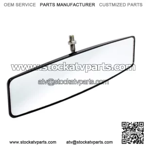Panoramic Rear View Mirror in Black Billet Aluminum for RZR