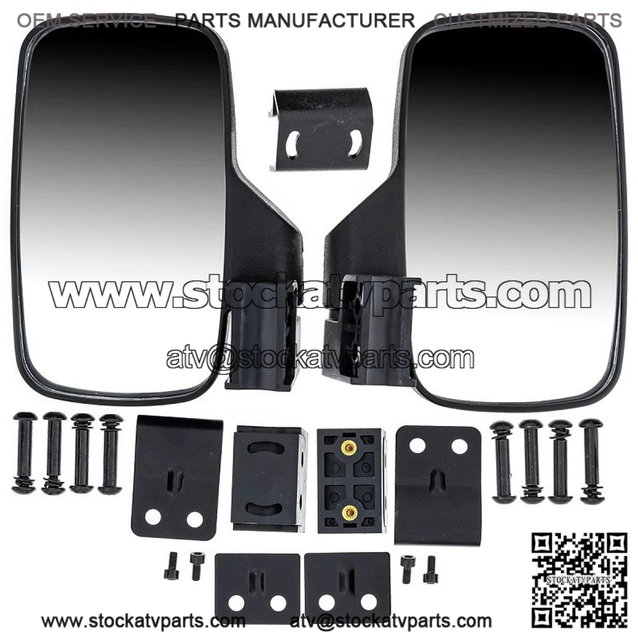 Side Mirror Set for Polaris Ranger 570/XP 900/XP 1000