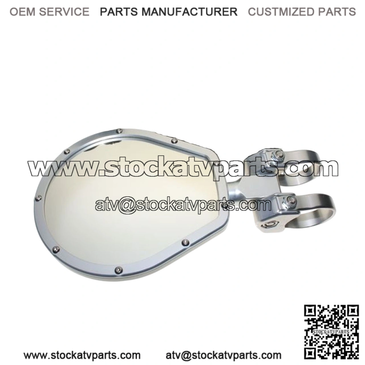 6?? Flat Glass Folding Side Mirror for Polaris Ranger