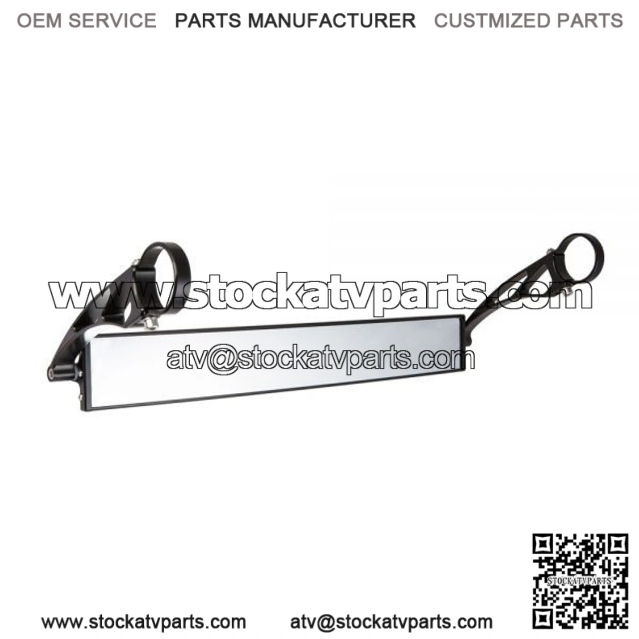 17?? Wide Panoramic Rearview Mirror with 6?? Long Arms for Honda Pioneer/Talon