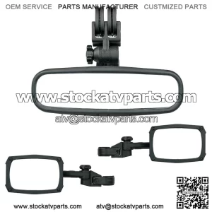 UTV Mirror Tri Pack (2 Side + 1 Rear) for Honda Pioneer/Talon