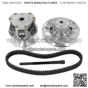 Primary and secondary clutch and drive belt compatible with Polaris Ranger 570 EFI 2014-2017, Ranger Crew 570 EFI 2014 2018-2019, Ranger 500 2017-2021# 1323255, 1323013, 1323119, 1323432