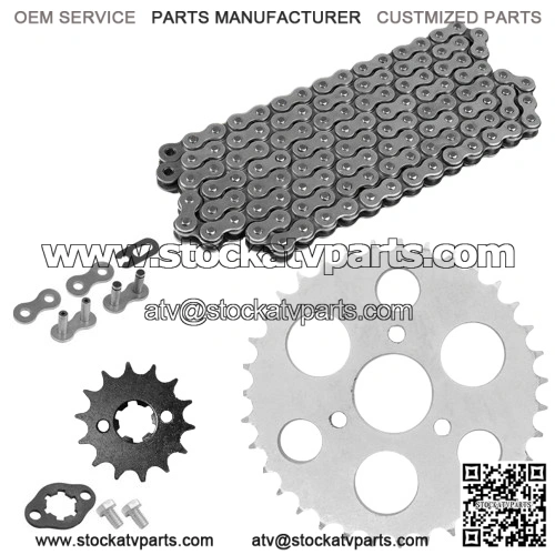 Drive Chain & Sprockets Kit for Polaris Outlaw 90 (2007-2014) - 428 Pitch, 136 Links