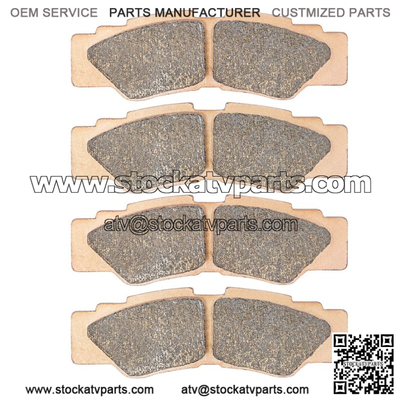 Sintered Rear Brake Pads for Yamaha Wolverine YXE10 Rmax 2 XTR (2023-2024)