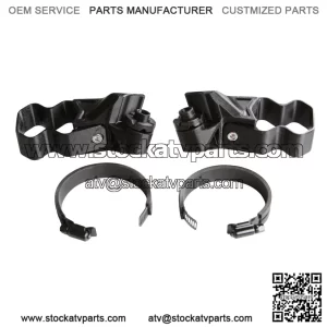 UTV Side Mirror Adapter Kit for Profiled and Round Tube Roll Cages on Polaris Ranger