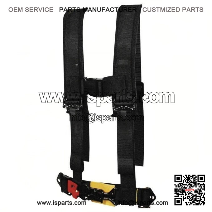 4 Point 2 Inch Buckle Black Youth Harness for Off Road