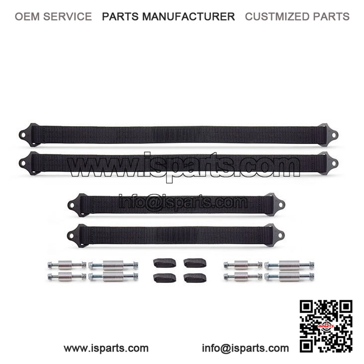 Front and Rear Limit Strap Kit for Polaris RZR XP Pro SXS Off Road UTV