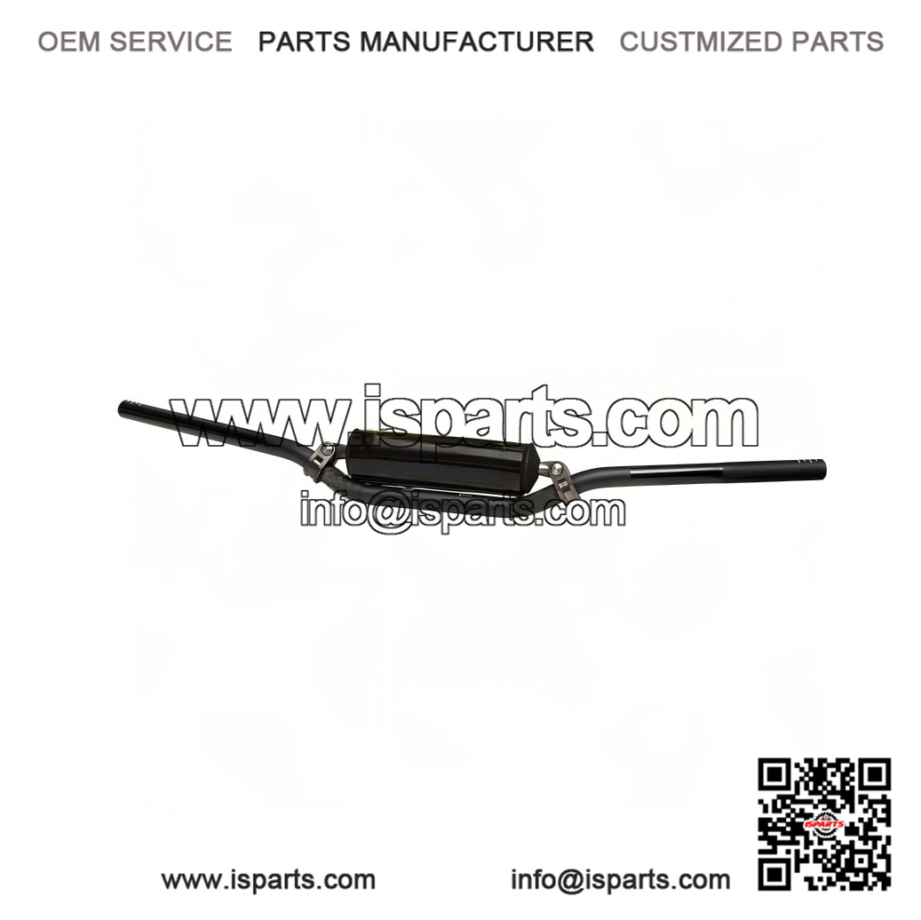 Black Handlebars for ATV Quad Bike - SE 7/8 Inch Raptor Bend