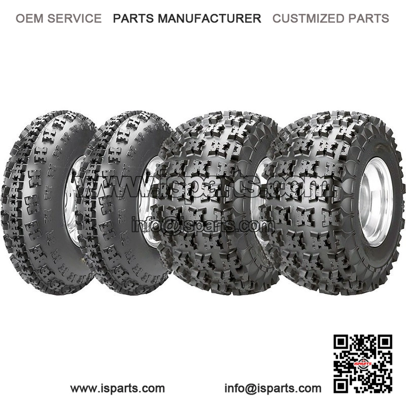6 Ply ATV Tyre Set - Sports Razr 2 (Front 21x7-10, Rear 20x11-9)