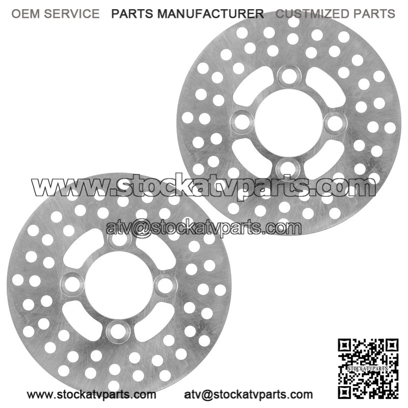 For Yamaha Raptor 700 YFM700R YFM700 R 2006-2012 2 Front Brake Disc Rotor Pad - Image 3