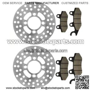 For Yamaha Rhino 450 YXR450 4X4 2006-09 Rear Brake Caliper And Disc Rotor With Pad