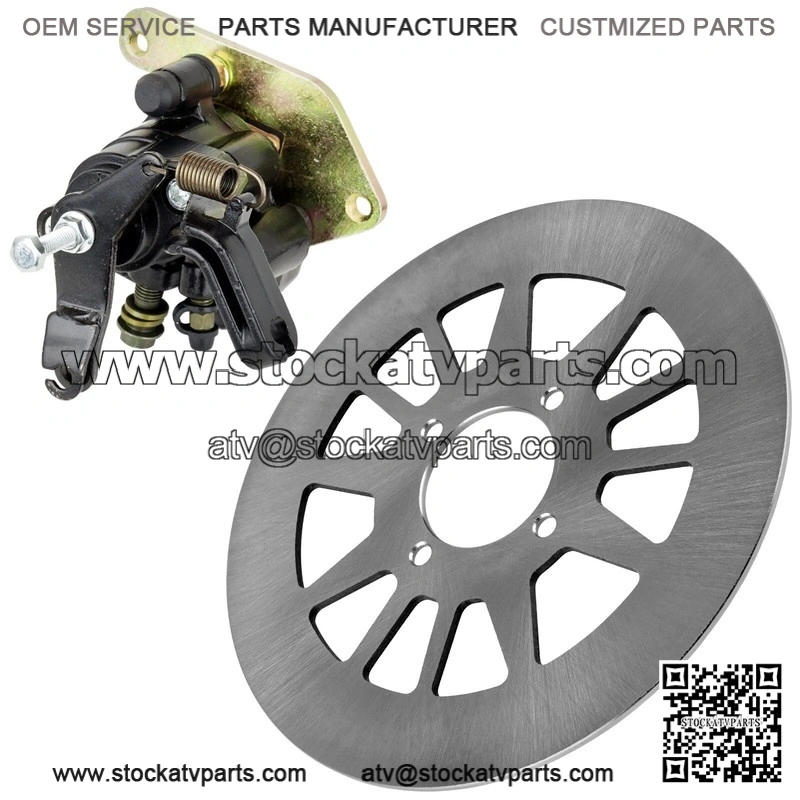 For Yamaha Raptor 700 YFM700R 2006 2007 2008 Front Rear Brake Disc Rotor With Pads - Image 3