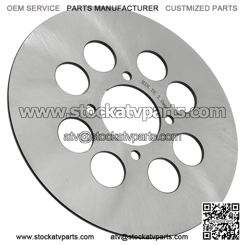 For Yamaha Raptor 660R 2001-2005 Rear Right Brake Disc with Brake Pads and Bolts