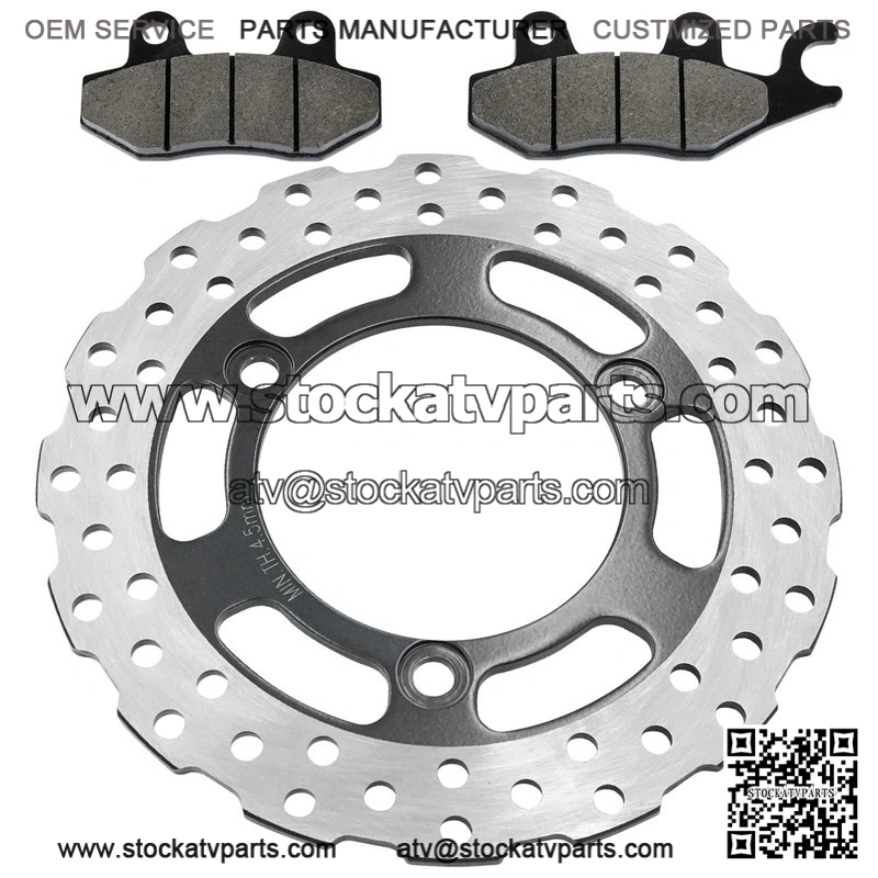 For Yamaha Kodiak 450 YFM450F 4x4 2003 2004 Front Rear Brake Caliper With Disc Pad - Image 3