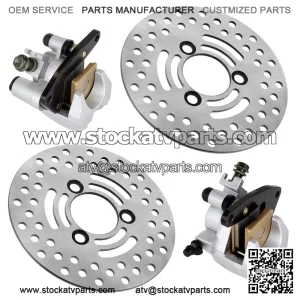 For Yamaha Rhino 700 YXR700 4X4 2008-13 Front Left Right Brake Caliper Disc Pads