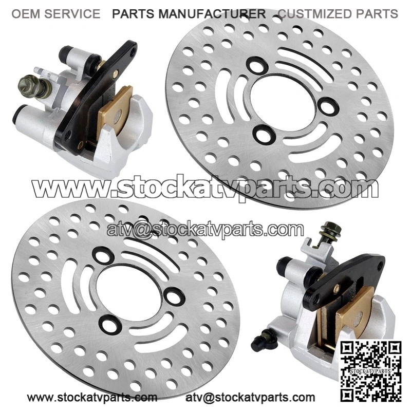 For Yamaha Rhino 700 YXR700 4X4 2008-13 Front Left Right Brake Caliper Disc Pads