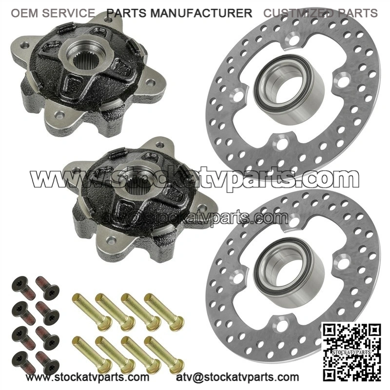For Polaris RZR XP 4 900 EFI 2013 Wheel Carrier Disc and Bearing With Bolts
