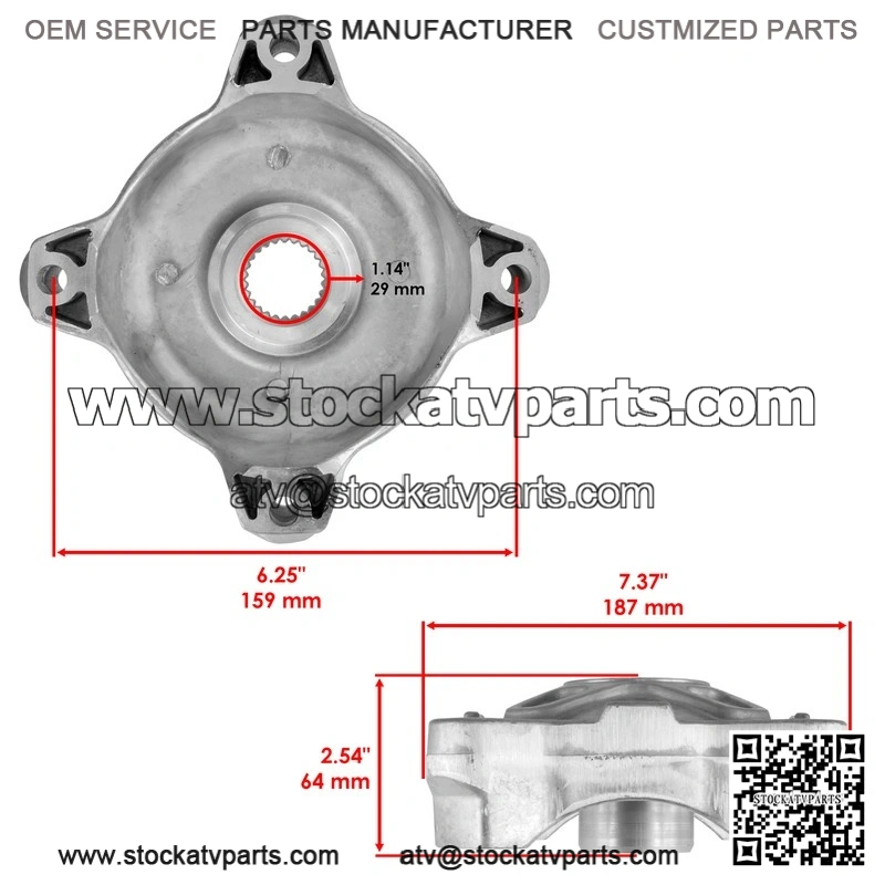 Fits Yamaha 5FK-2582W-00-00 Rear Wheel Brake Disc Rotor - Image 2