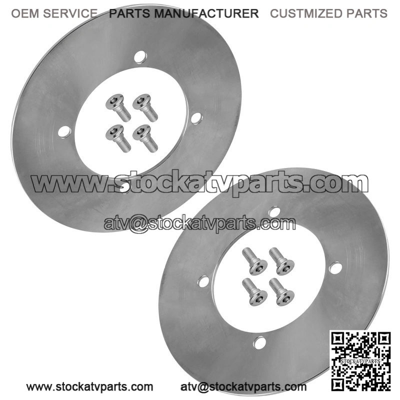 For Polaris RZR 800 S 2012-2014 Front Wheel Hub and Brake Disc Rotor Kit - Image 3