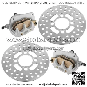 For Honda Fourtrax 400 TRX400EX 1999-04 Rear and Front Brake Disc With Bolt and Caliper