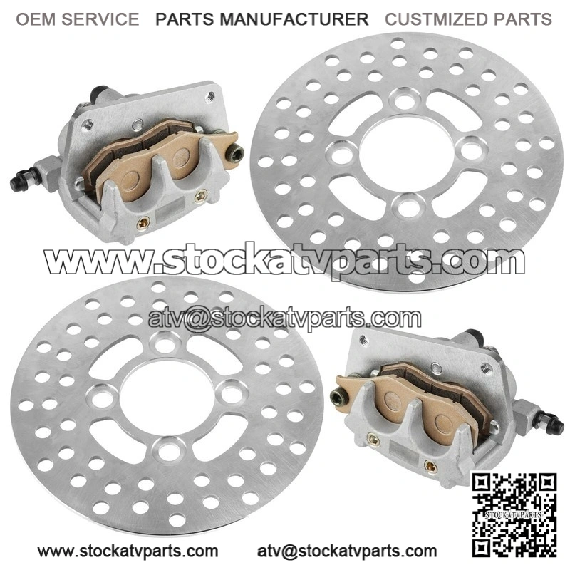 For Honda Fourtrax 400 TRX400EX 1999-04 Rear and Front Brake Disc With Bolt and Caliper