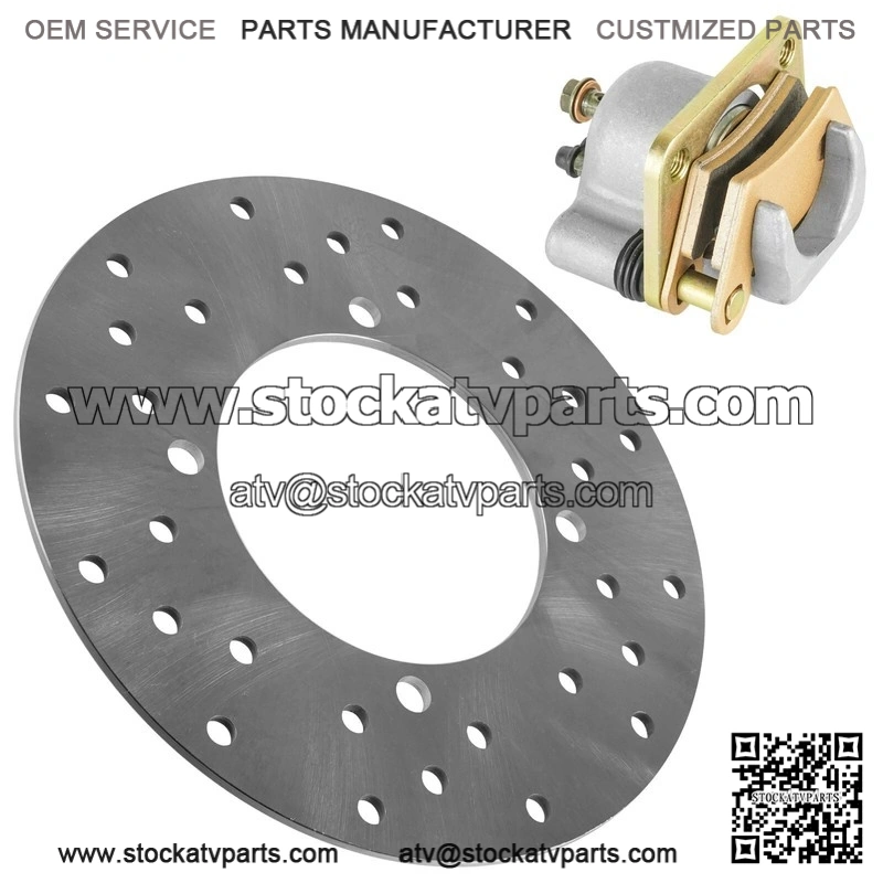 Fits Yamaha YFZ450X 2010 2011 Front and Rear Brake Disc Rotor With Brake Pads