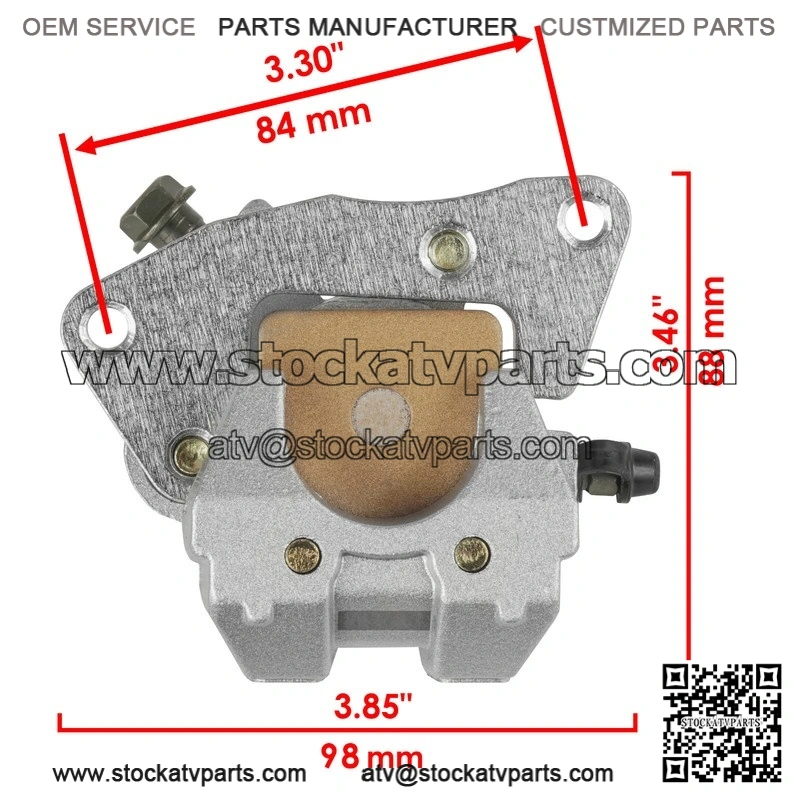 Fits Polaris Ranger XP 900 2012 2013 Rear Right Brake Caliper With Disc - Image 2