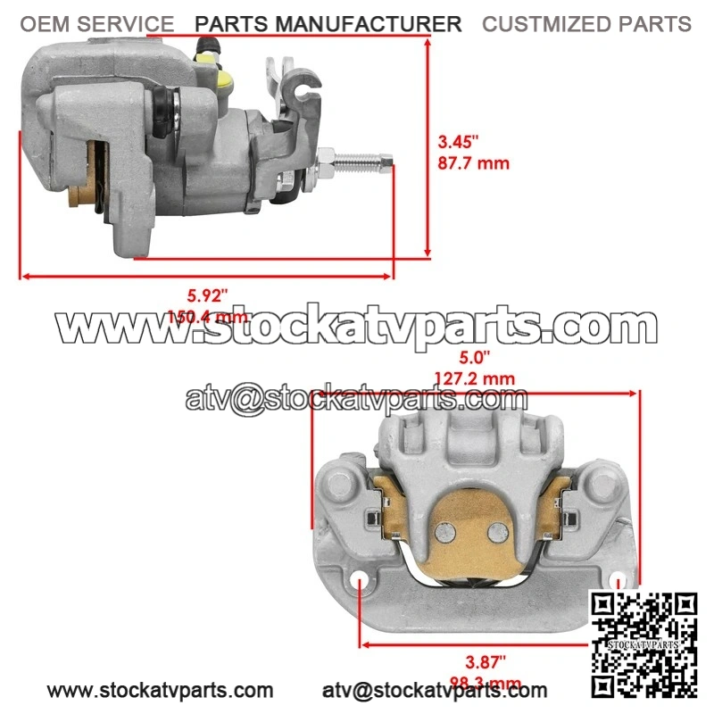 For Yamaha Wolverine YXF10 RMAX2 RMAX4 1000 21-26 Front Left or Right Brake Disc - Image 2