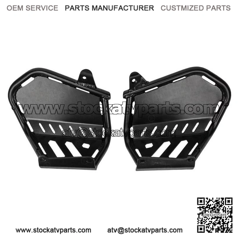 Black Aluminum Heel Guards for 2006-2026 Yamaha RAPTOR 700 700R YFM700