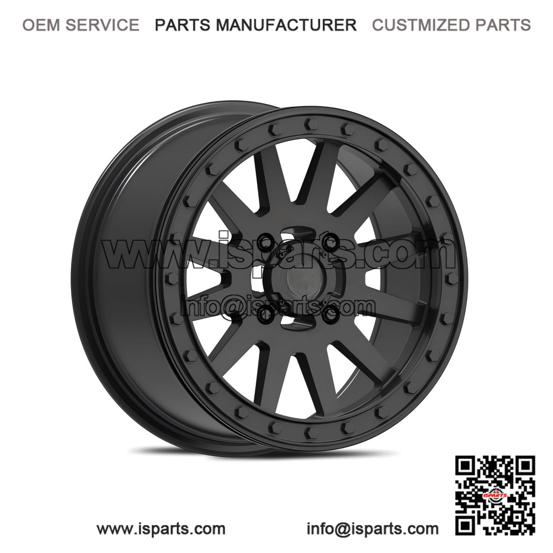 Alloy Wheel for SXS Off Road UTV ATV - V05 Beadlock (4x156, 15x7, 5+2 Offset)