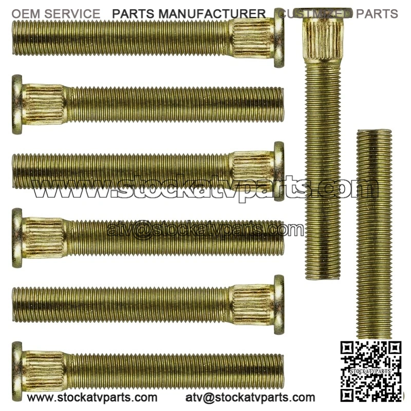 Polaris RZR S 800 EFI 2009-2014 8-Studs Front Wheel Hub Studs - Image 4