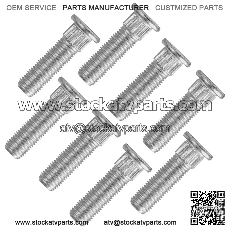 Yamaha Rhino 660 YXR660 2004 2005 2006 2007 8 Rear Wheel Stud Bolt Serration - Image 3