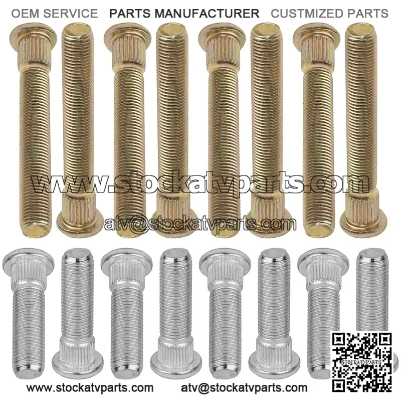 Polaris RZR 800 EFI EPS 2008 2009-2014 16 Studs Front Rear Wheel Hub Studs