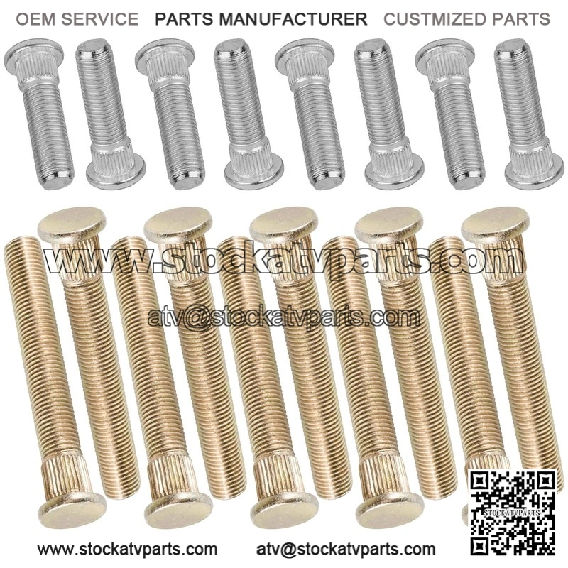 Polaris RZR 800 EFI EPS 2008 2009-2014 16 Studs Front Rear Wheel Hub Studs - Image 4