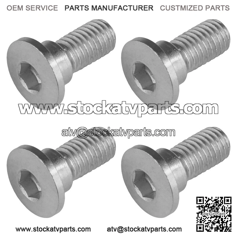 Yamaha YXZ1000R 2016-2017 SxS M8-1.25 4x Disc Brake Bolts Front/Rear