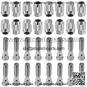 Polaris RZR XP 1000 / RZR XP 4 1000 2014-2021 Front/Rear Wheel Lug Nuts & Bolts