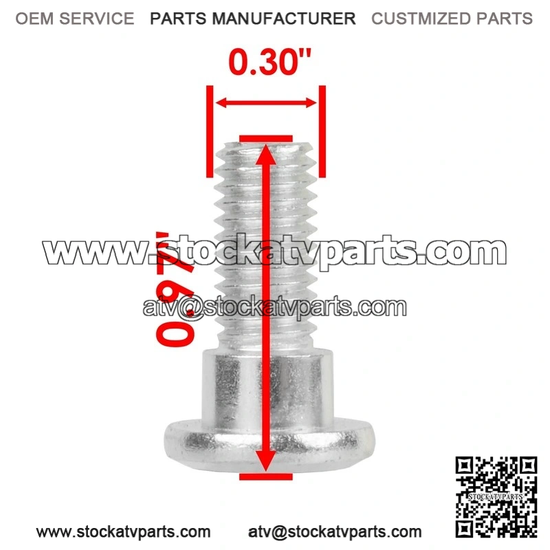 Honda TRX450ER TRX450R 2004 2005 2006 2007 2008-2014 3 Rear Disc Stud Bolt - Image 2