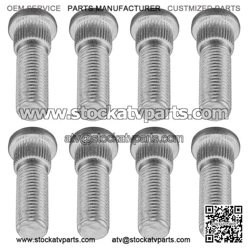 Polaris 7519753 , 7519128 8 Front or Rear Hub Stud