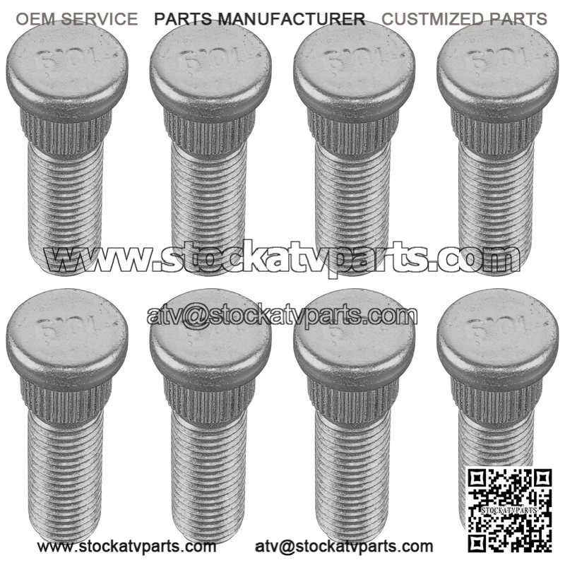 Polaris 7519753 , 7519128 8 Front or Rear Hub Stud - Image 3