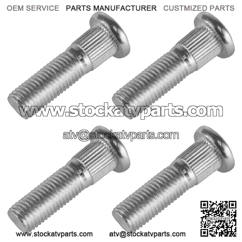 Honda Rancher 420 TRX420FE1 FM1 FM2 2014-25 QTY 4 Front Wheel Hub Stud Bolt