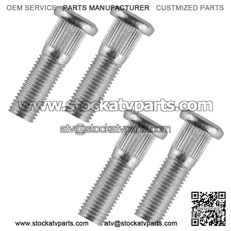 Honda Rancher 420 TRX420FE1 FM1 FM2 2014-25 QTY 4 Front Wheel Hub Stud Bolt - Image 4