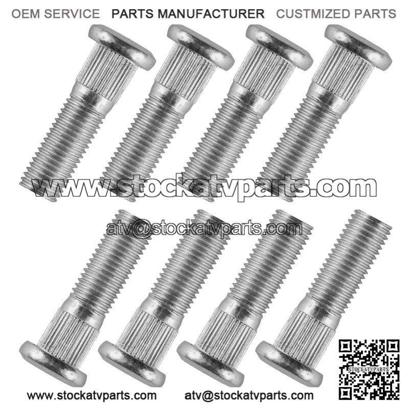 Honda Rancher 420 TRX420TE1 TRX420TM1 2014-25 QTY 8 Front Wheel Hub Stud Bolt - Image 4
