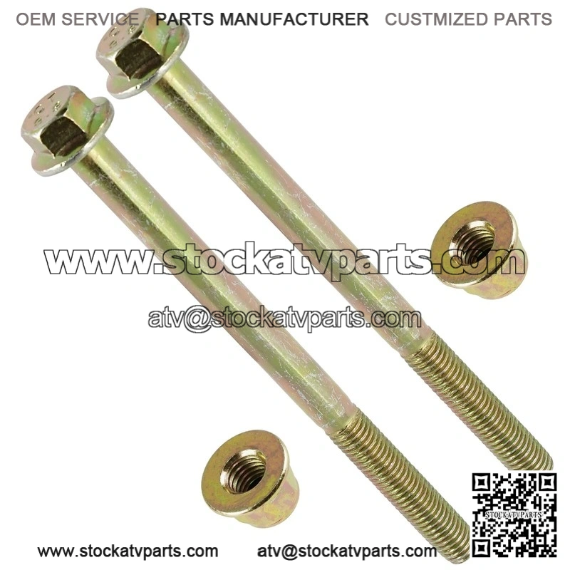 Polaris 7518467 7547313 x2 Rear Bearing Carrier Lower Bolt & Nut - Image 4