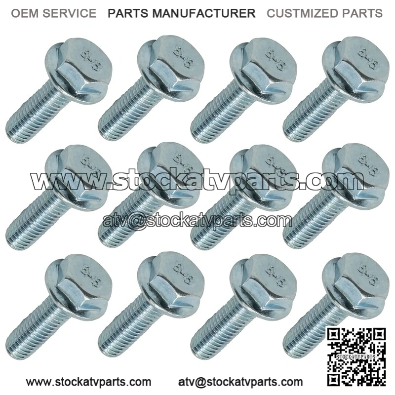Polaris RZR Ranger Sportsman Hawkeye M6 X 1.0 / Qty 12 7518529 Bolt Screw